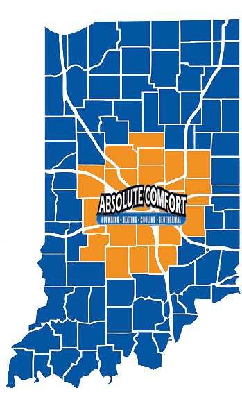 ABSOMAP HVAC Service Area Map