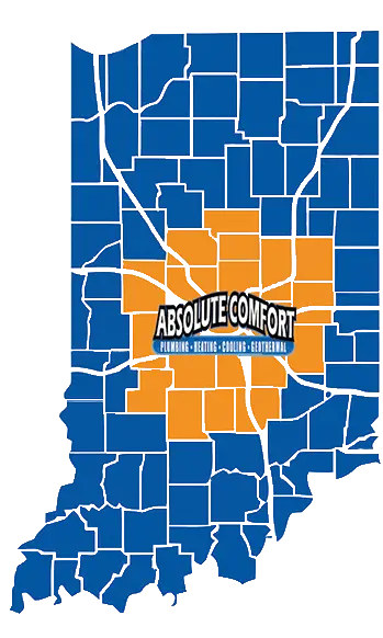 ABSOMAP HVAC Service Area Map